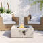 Square Concrete Propane Smokeless Fire Pit Table