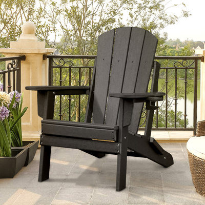 Méridienne pliable Adirondack, méridienne de patio, méridienne en PEHD résistant aux intempéries