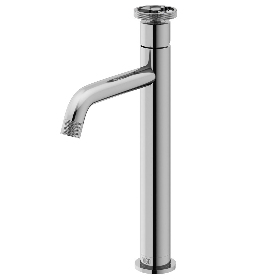 Cass 12" H Single Handle Vessel Sink Bathroom Faucet VIGO 