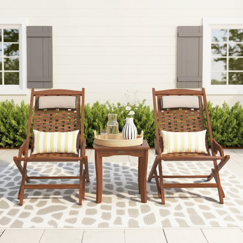Kinsler Eucalyptus 2 - Person Patio Conversation Set