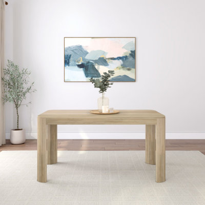 Table de salle à manger en bois massif Bergeman
