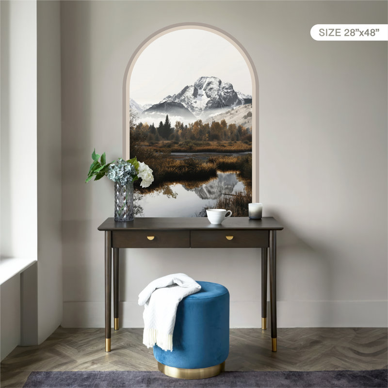 Décalcomanie murale Grand Teton, H 48 po x l 28 po