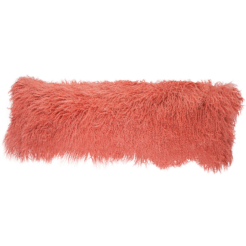 Throw Pillow, Solid Color, Coral
