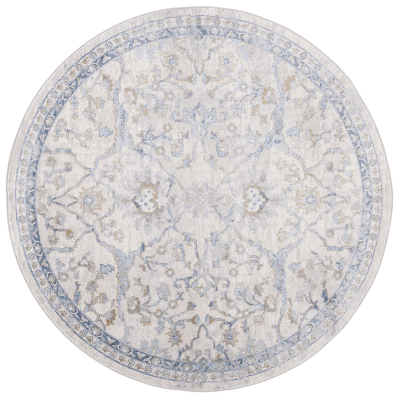 Palma Performance Oriental Rug, Round 6'7"