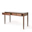 Bureau triple courbe - Noyer