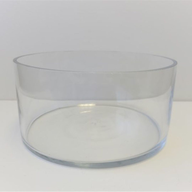 Bol décoratif en verre transparent