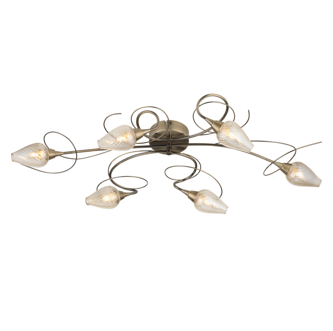 Kerby 6-Light Semi Flush Mount