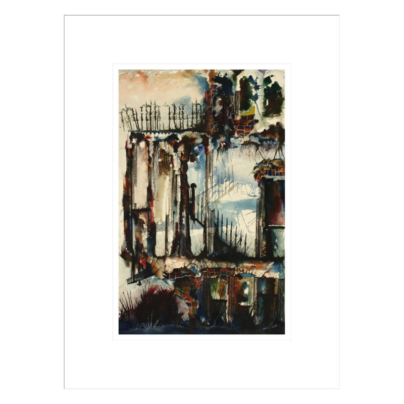 «Kings Crown» par Varujan Boghosian - reproduction d'art encadrée, H 16,75 po x l 12,65 po