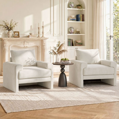 41" W Upholstered Lounge Chair