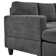 Ranjeeta 101" Wide Modular Sofa with Ottoman