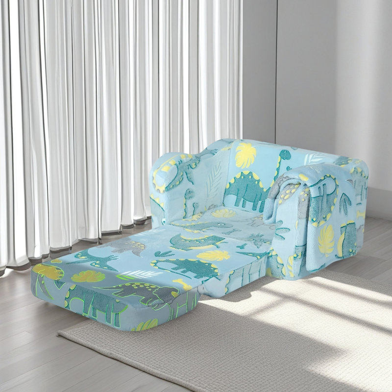 Modular - Couch. Foam Padded. Blue Linen Upholstery. Wood Frame. 2, Soft And Absorbing. Modern Involvement Play Upholstery, Construction. Seat, Design. 16.56X23.17X14.68In. 4.67Lb.