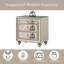Lucienne Beige Velvet Nightstand