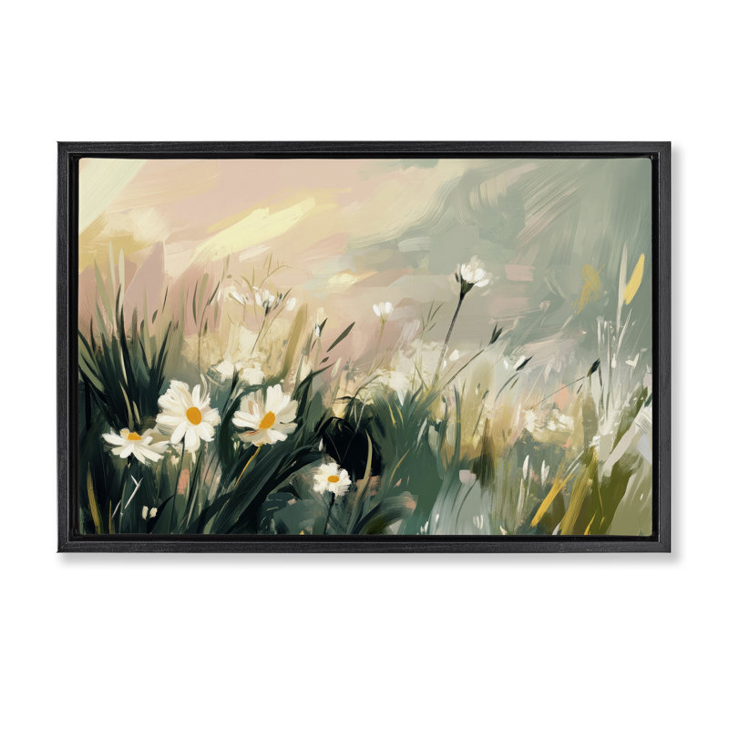 Cadre flottant Harmony In The Wild, design par Elara Yasna, Cadre flottant noir de jais, H 17 po x l 25 po