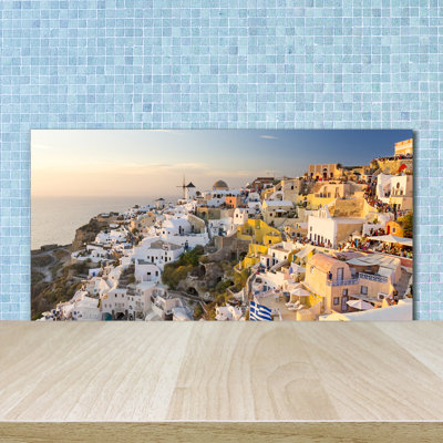 50cm W x 100cm L Glass Peel and Stick Panel