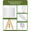 36Cm Wood Tripod Table Lamp With Linen Shade (Bulb Included)-130177603