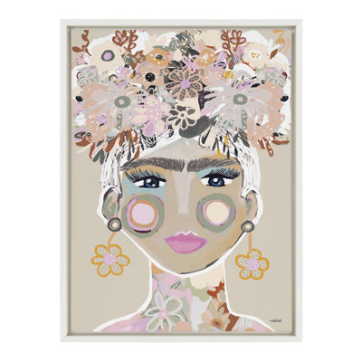 Frida Frollae by Inkheart Designs Framed Canvas Wall Art Print