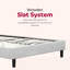 Structure de lit plateforme tapissier-123363346