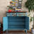 American Vintage Shoe Cabinet Side Cabinet 15 Pair Shoe Storage Cabinet
