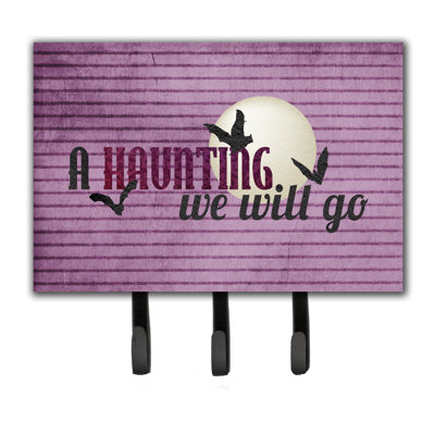 Un porte-laisse d’halloween et un crochet à clé haunting nous allons atteindre