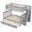 Bunk Bed with Trundle and Staircase,Twin over Full,65.30"H*57.80"W*90.80"L-359318643