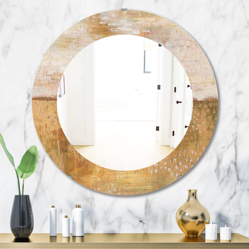 Miroir mural Amber, H 23,6 po x l 23,6 po