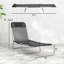 Chaises longues pliantes pratiques, chaises longues 2 pièces