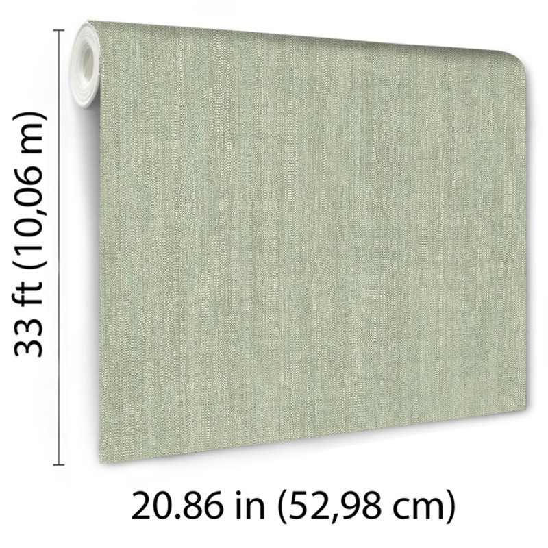 Papier peint texturé Allure, Sauge