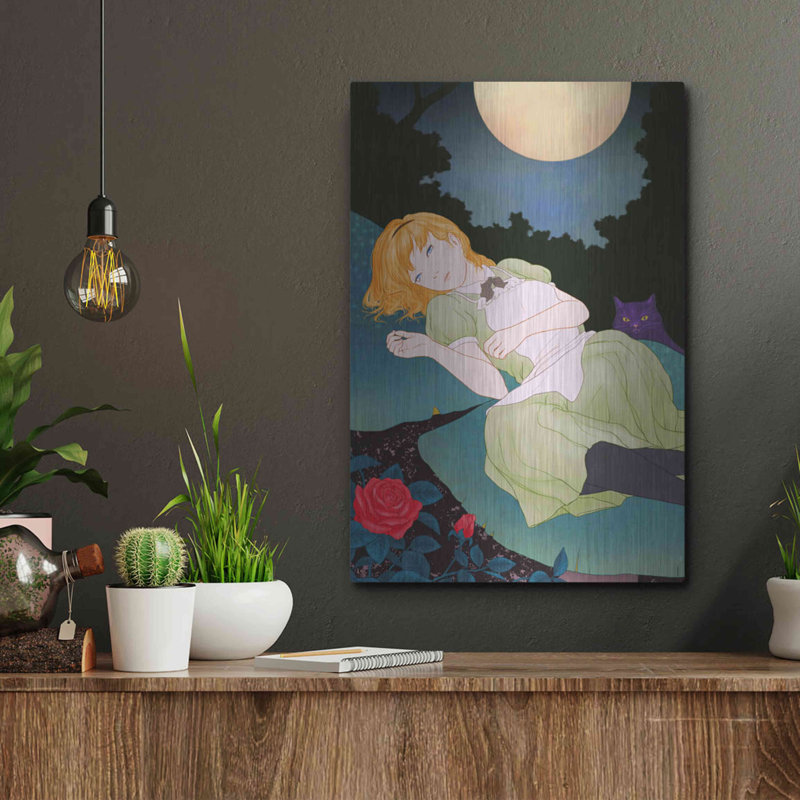 "Clair de lune" par Sai Tamiya, H 16 po x l 12 po