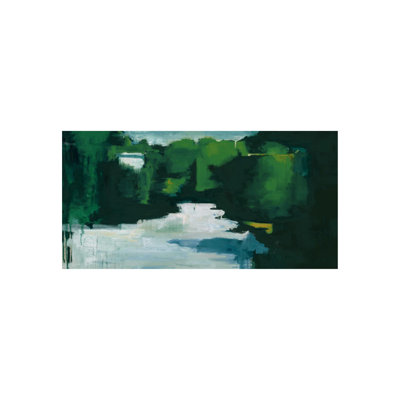Emerald Landscape Painting by Samuel Kane
