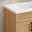 Ensemble meuble-lavabo et lavabo pour salle de bain, comprenant un meuble de 31,66 pouces avec deux tiroirs et des portes à fermeture douce — convient à une utilisation dans une salle de bain.