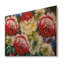 Nature morte rétro avec fleurs rouges et jaunes - impression traditionnelle-60160146-60160149