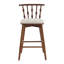 Tabouret de bar en bois Doria, ensemble de 2-33333462-33333456