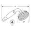 Anti-Calcium 3" Single Function Handshower-53674191