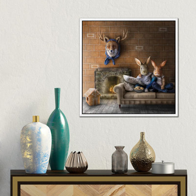 Home Fairytale: Hansel And Gretel by Spielsinn Design - Gallery-Wrapped Canvas Giclée on Canvas