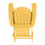Chaise Adirondack pliante en résine Balasi-759643994