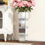 Baage 71cm H Glass Flower Tall Vase Room Crystal Decor