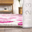 Tapis rose à imprimé léopard Kaitlin-1419217868