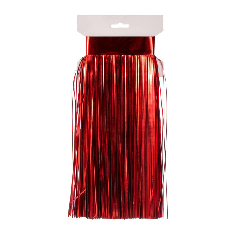 Paquet de 4 rideaux 10 pi x 12 po Vickerman, Rouge