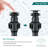 Centerset Bathroom Faucet with Drain Assembly-90693407