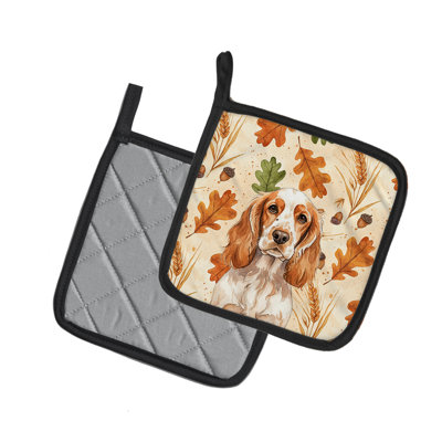 Paire de supports à casseroles Orange Roan English Cocker Spaniel