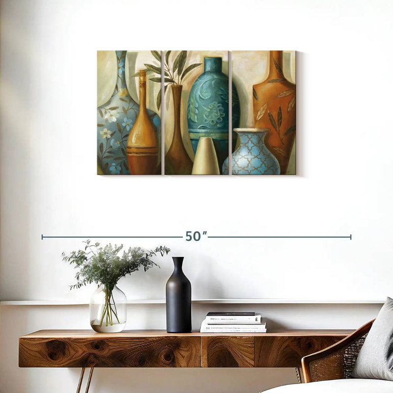Senne Blue Morocco, 20" H x 33" W