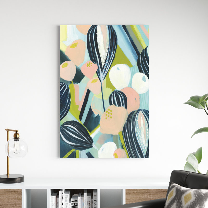 «Glow Garden II», peinture sur toile, H 48 po x l 32 po