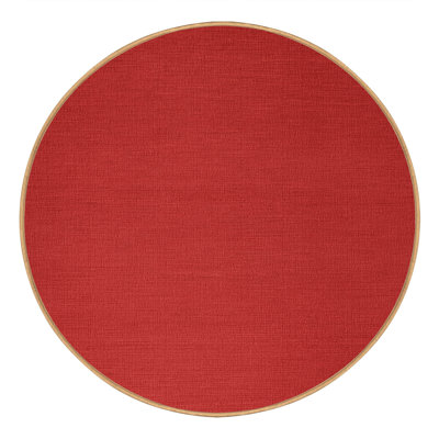 Tapis brun uni lavable à la machine