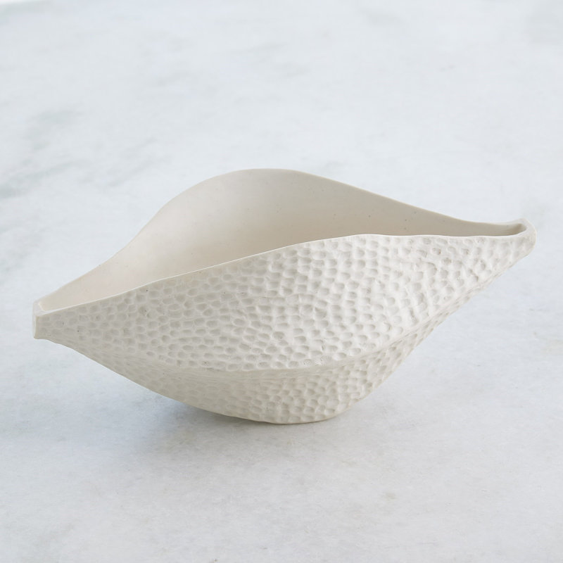 Porcelain Pod-Matte White-Sm, 4.5" H x 6" W x 11.5" D