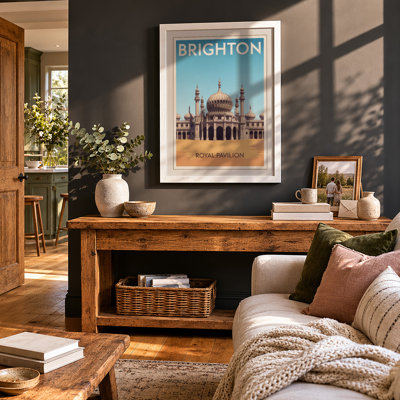 Postcard From Brighton Vintage - Print
