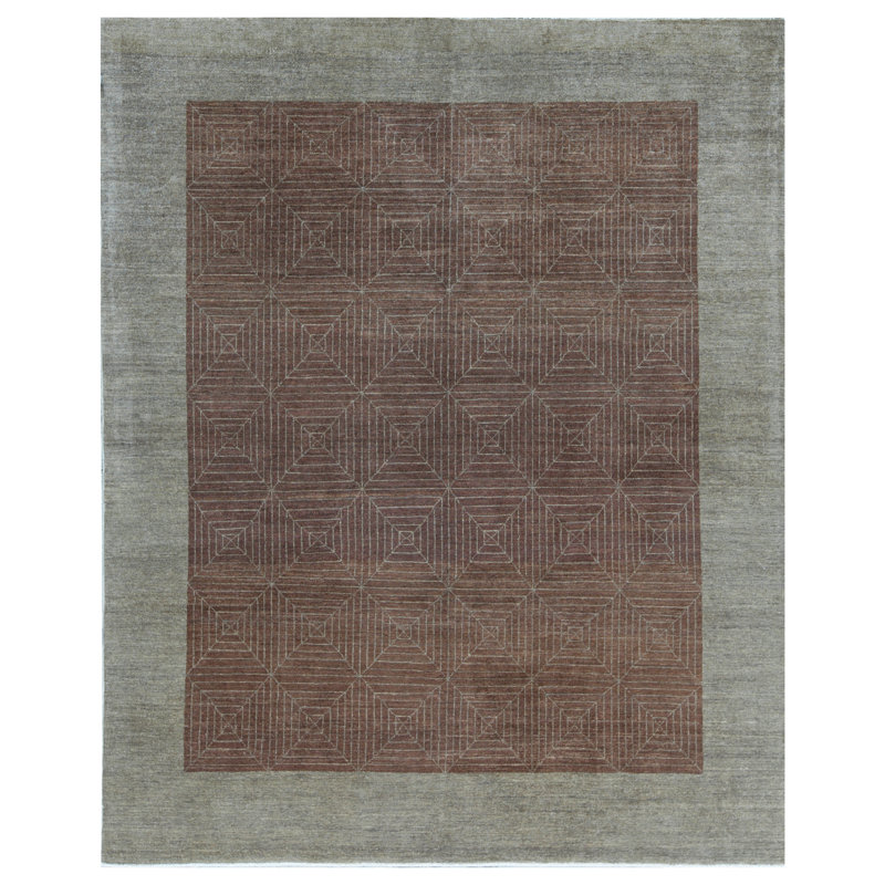 Wool Geometric Area Rug