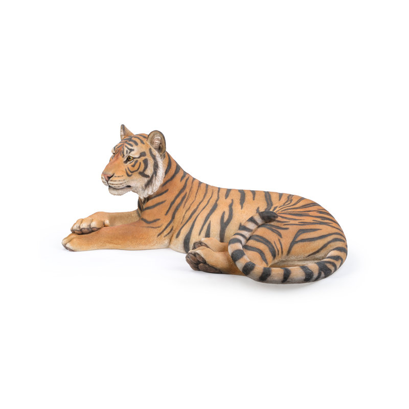 Tiger Laying Down Statue