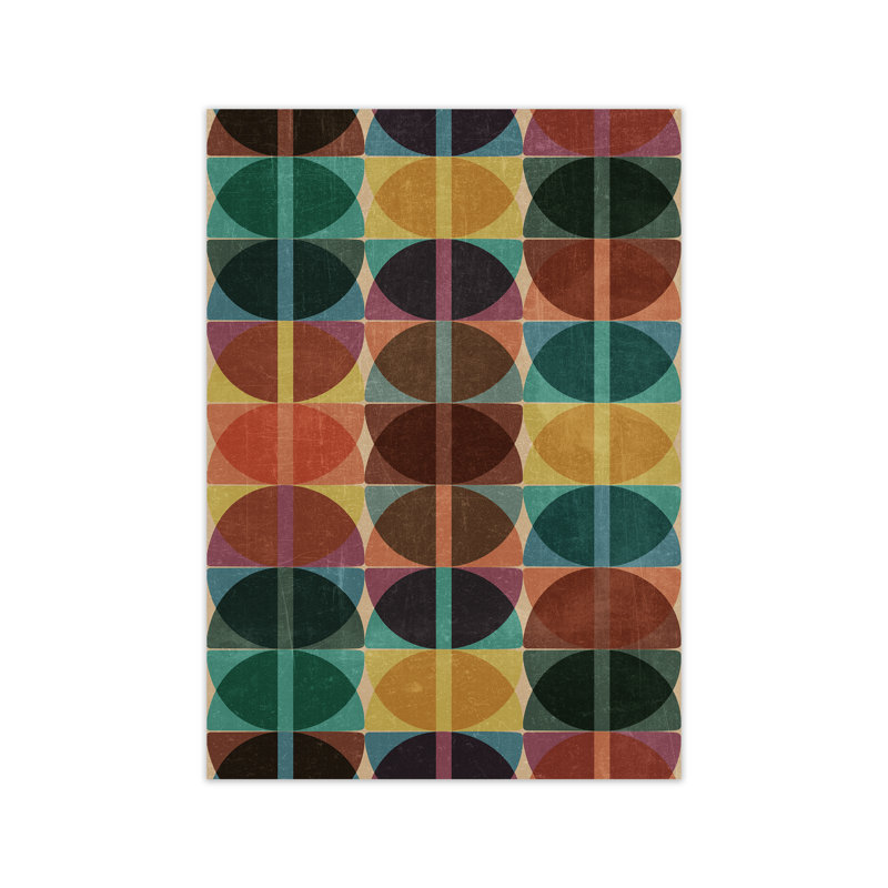 Warm Abstract Pattern Original - Print on Canvas, No Frame, 59.4cm H x 42cm W x 4cm D