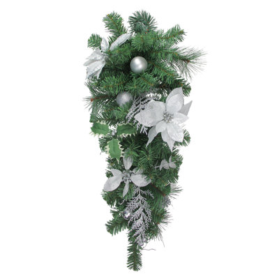 Ornement de Noël 32 po Poinsettia