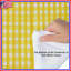 Édredon Gingham jaune et blanc-128700204
